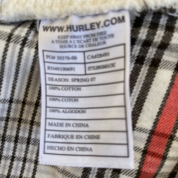 Hurley Plaid Mini Skirt - Picture 4 of 5